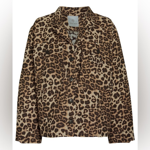 ANINE BING Sawyer Leopard Jacket - Picture 2 of 6